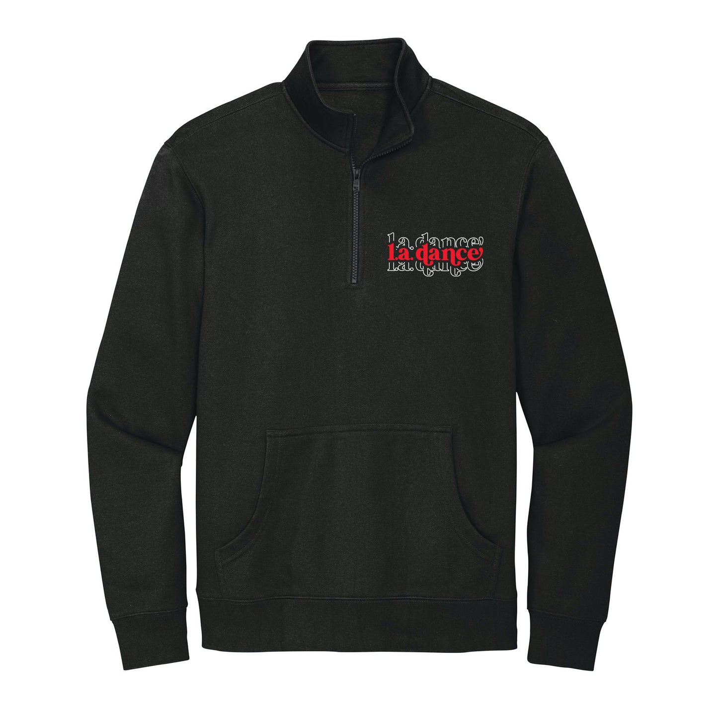 LA Dance Outline Repeat 1/4 Zip Fleece