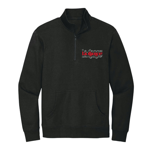 LA Dance Outline Repeat 1/4 Zip Fleece