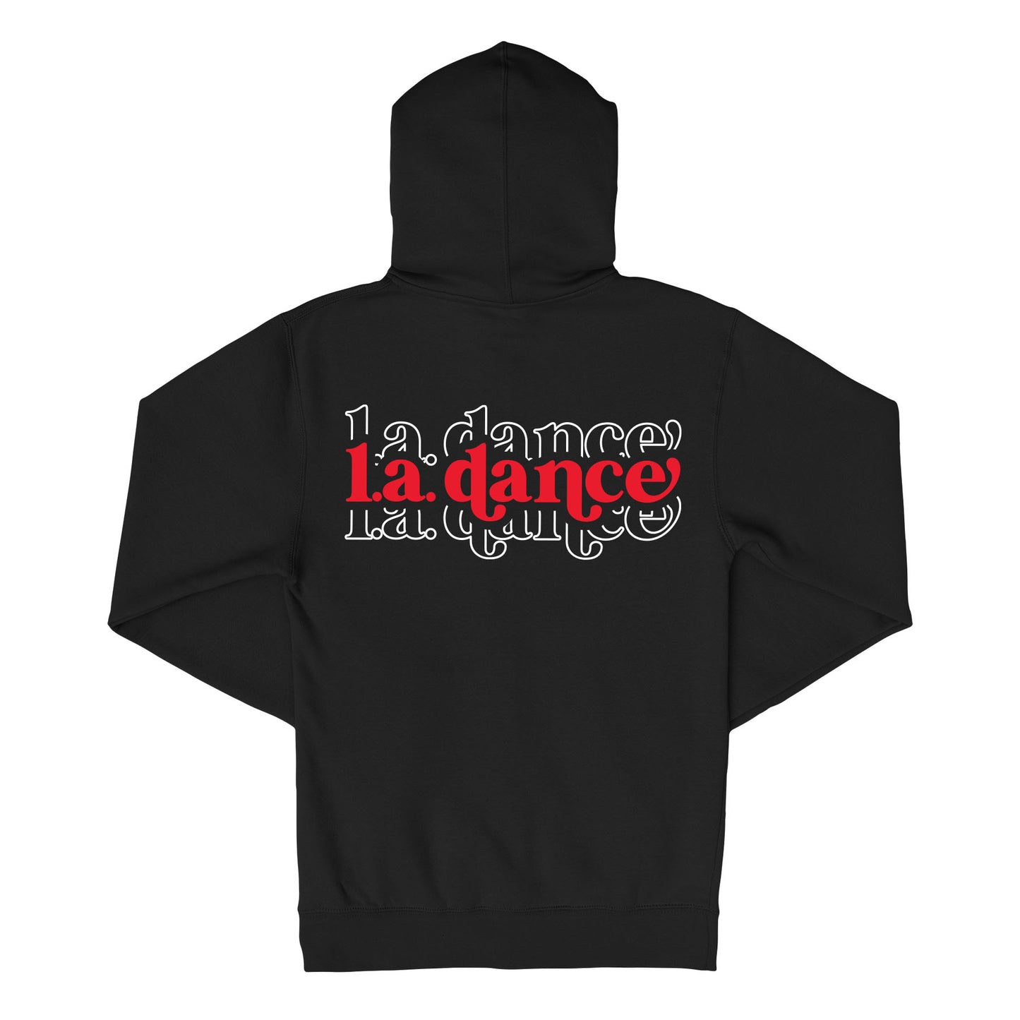 LA Dance Outline Repeat Full Zip Sweatshirt