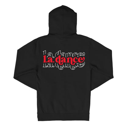 LA Dance Outline Repeat Full Zip Sweatshirt