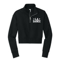 LA Dance Rough Cropped 1/4 Zip Fleece