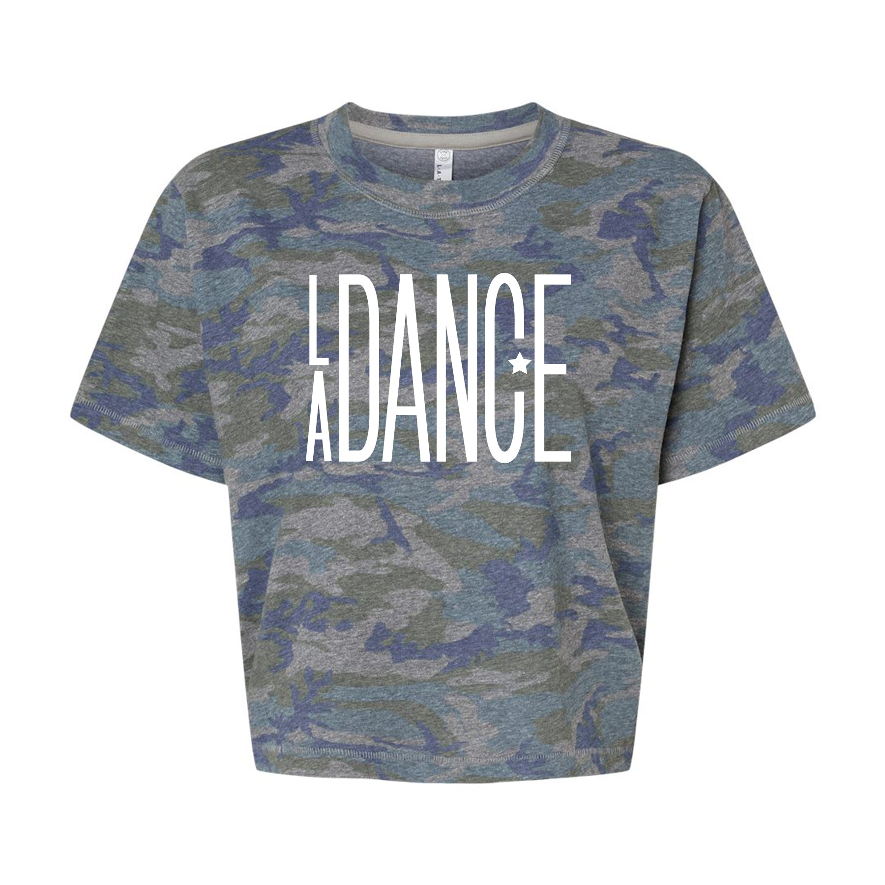 LA Dance Skinny Letter Cropped Tee