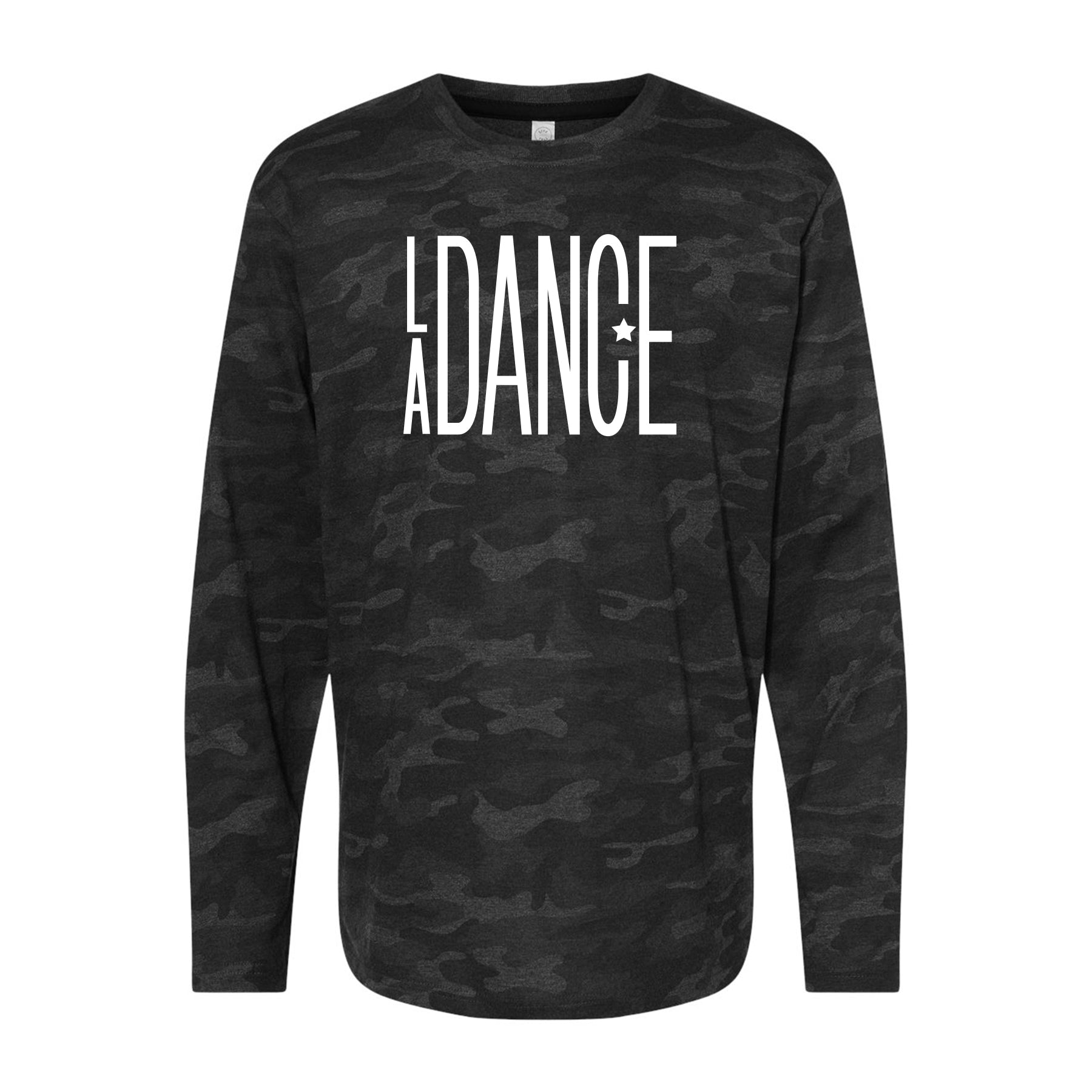 LA Dance Skinny Letter Long Sleeve Tee