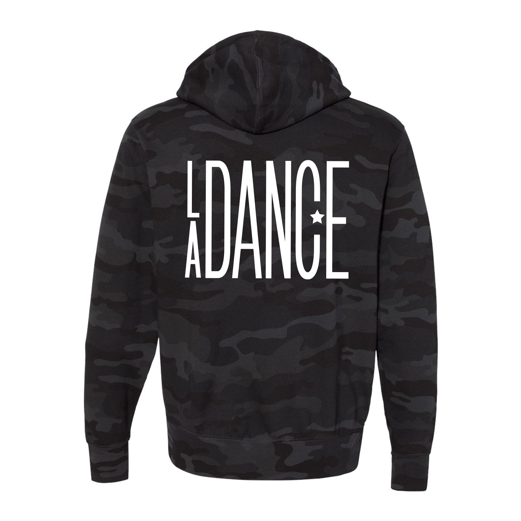 LA Dance Skinny Letter Full Zip Sweatshirt