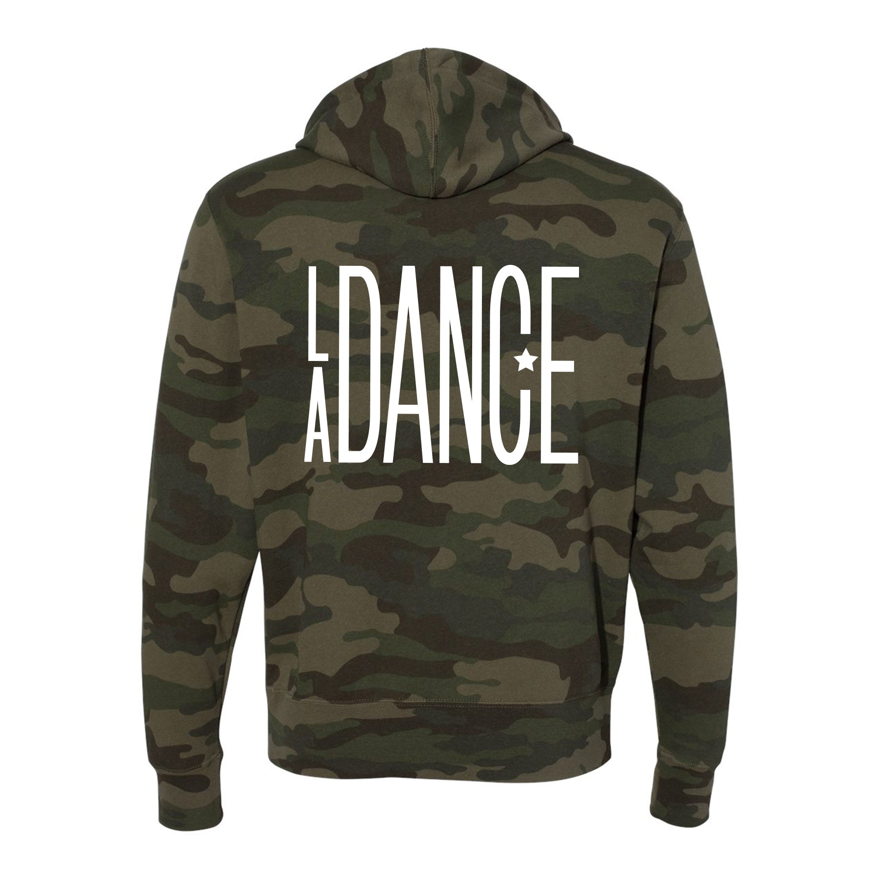LA Dance Skinny Letter Full Zip Sweatshirt