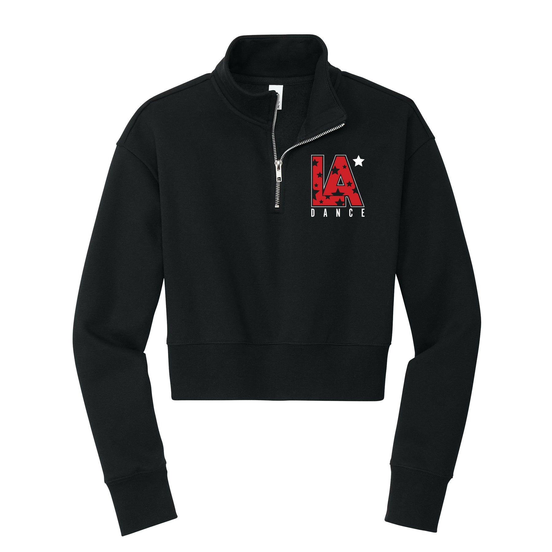 LA Dance Star Cropped 1/4 Zip Fleece