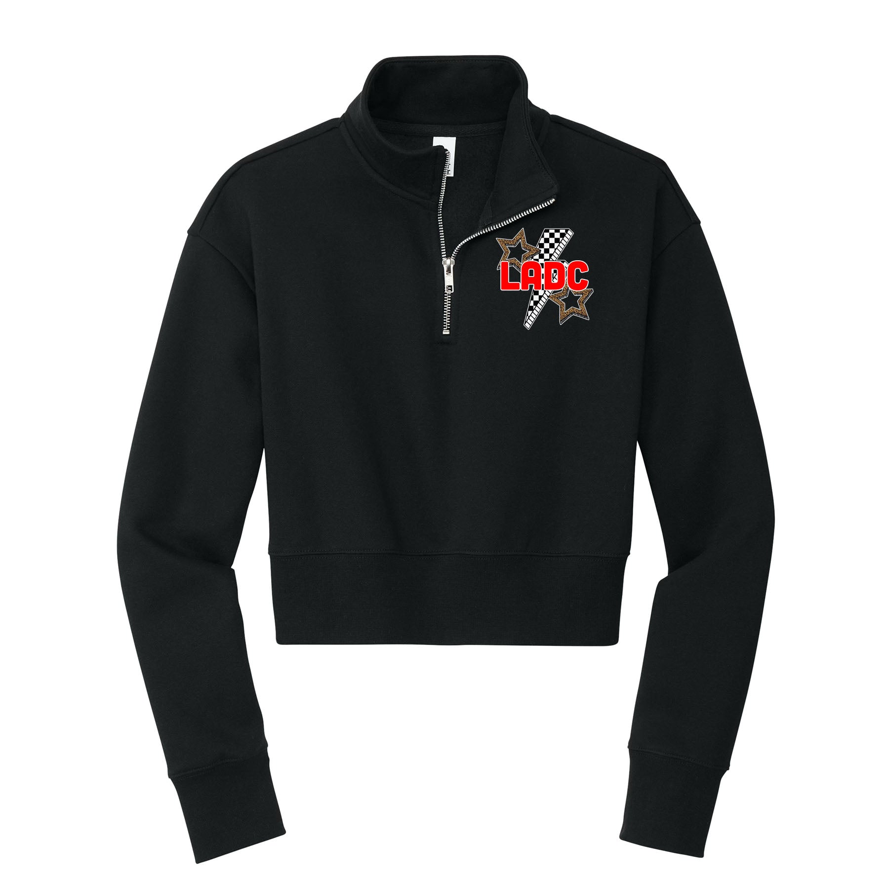 LADC Bolt Cropped 1/4 Zip Fleece