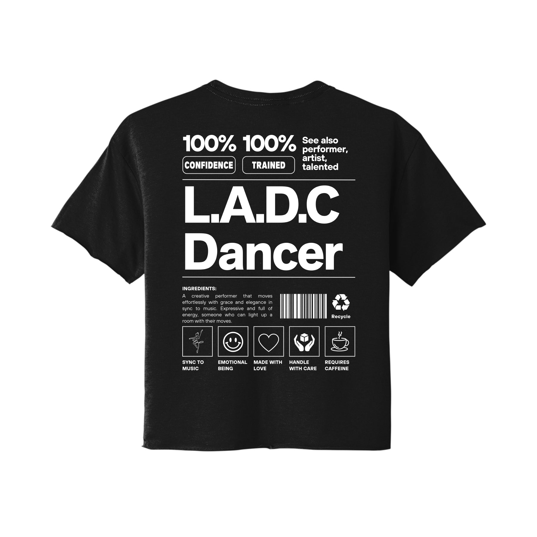 LADC Dancer Cropped Tee