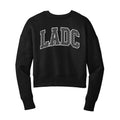 LADC Polka Dot Cropped Crewneck Sweatshirt