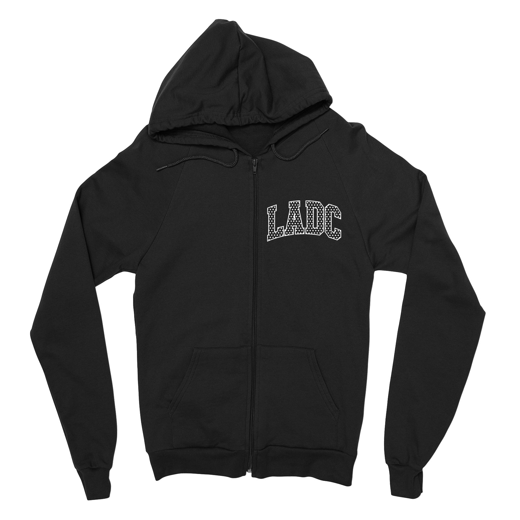 LADC Polka Dot Full Zip Sweatshirt