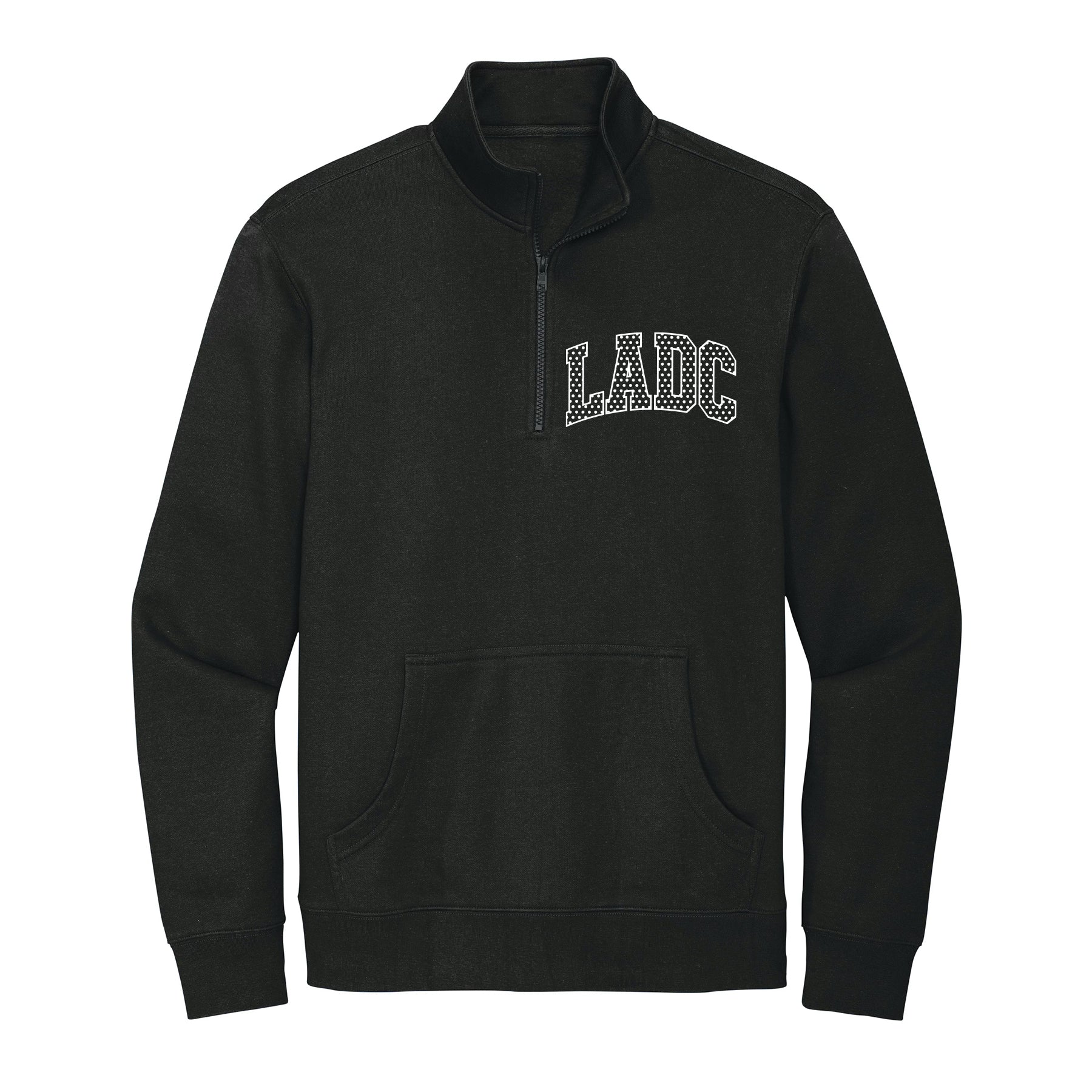 LADC Polka Dot 1/4 Zip Fleece