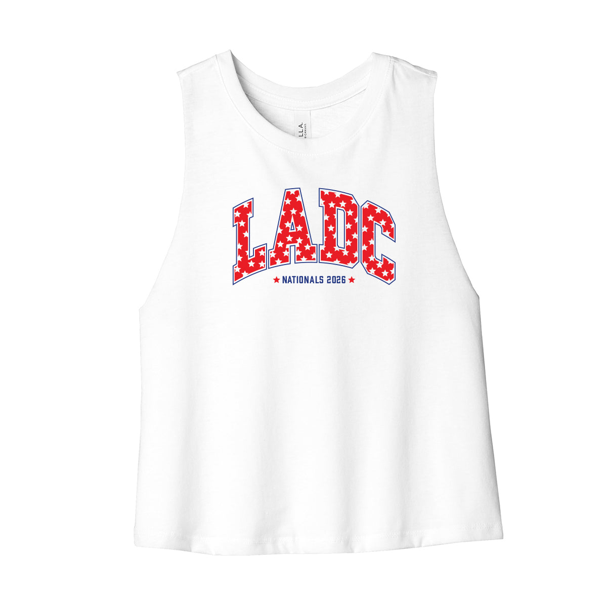 LADC 2026 Nationals Cropped Racerback Tank