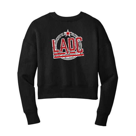 LADC Star and Stones Cropped Crewneck Sweatshirt