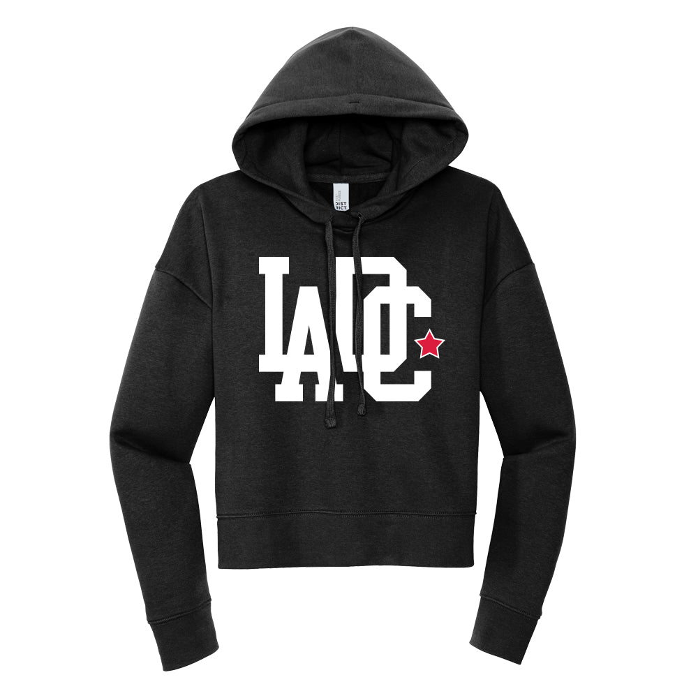 LADC Star Cropped Hoodie