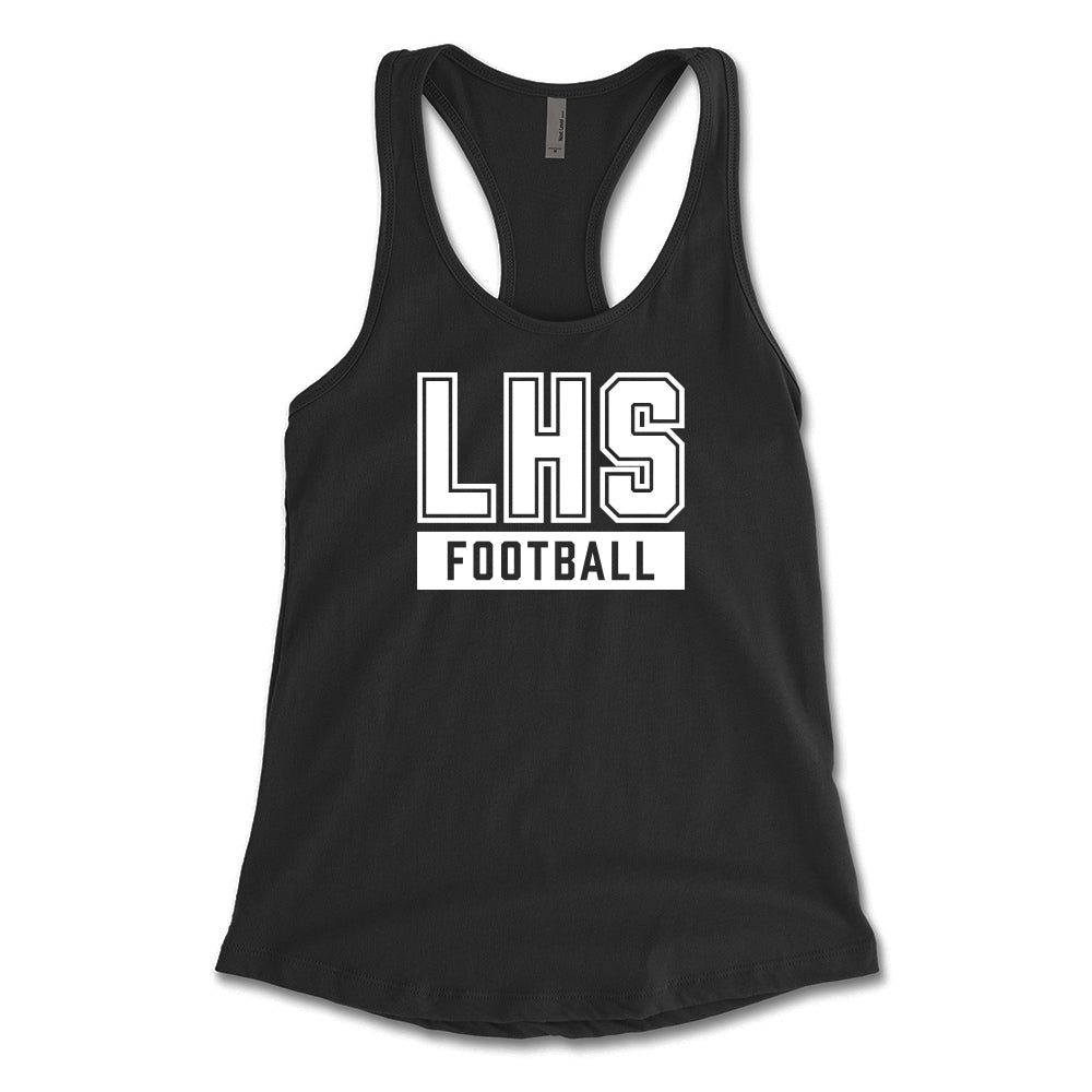 LHS Football Women's Racerback Tank