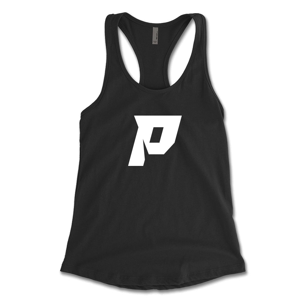 Large P Women's Racerback Tank