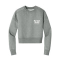 The Lash and Skin Lounge Stacked Cropped Crewneck Sweatshirt