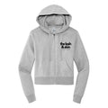 The Lash and Skin Lounge Stacked Cropped Full Zip