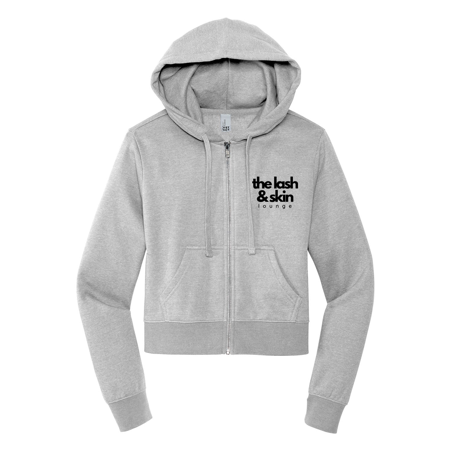 The Lash and Skin Lounge Stacked Cropped Full Zip