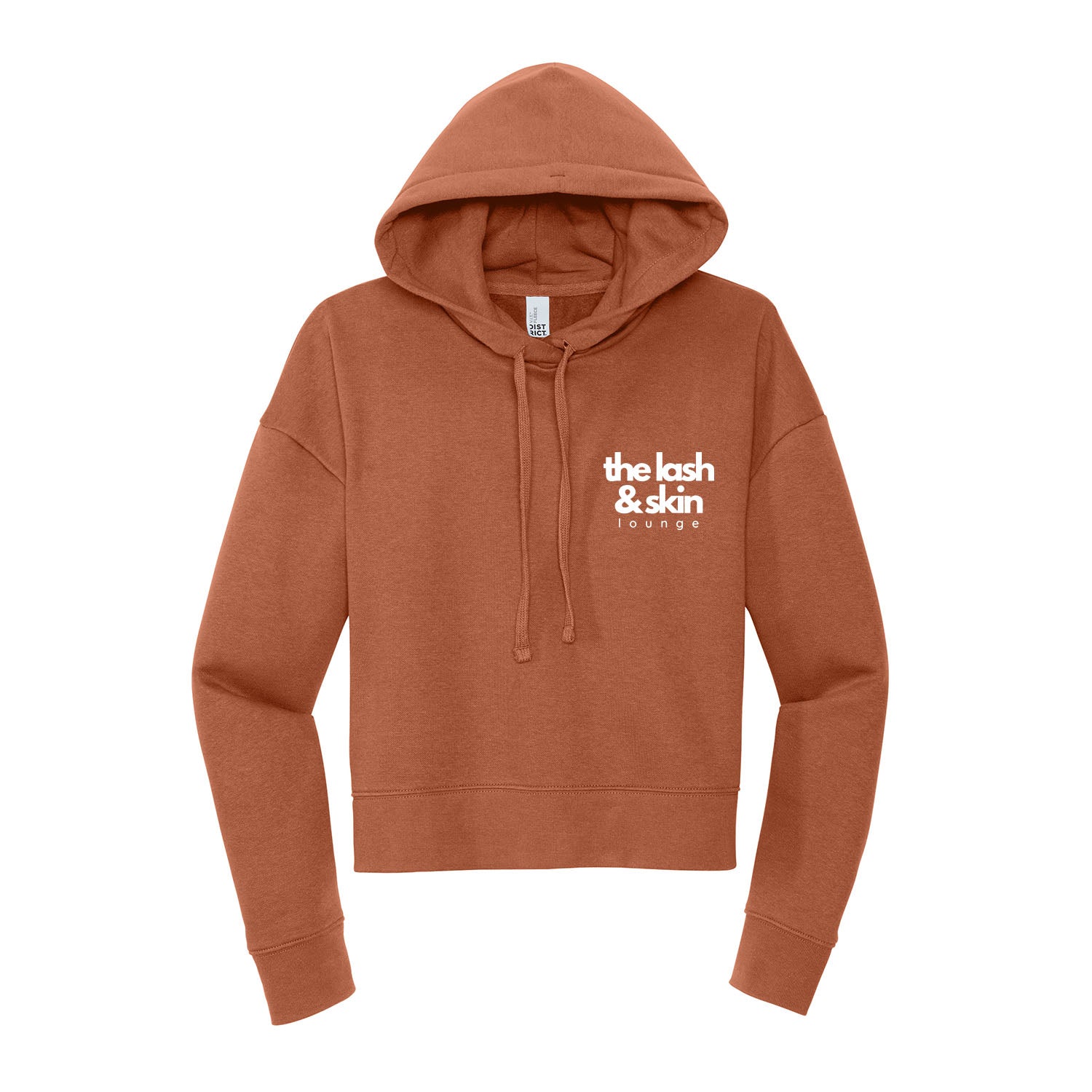 The Lash and Skin Lounge Stacked Cropped Hoodie