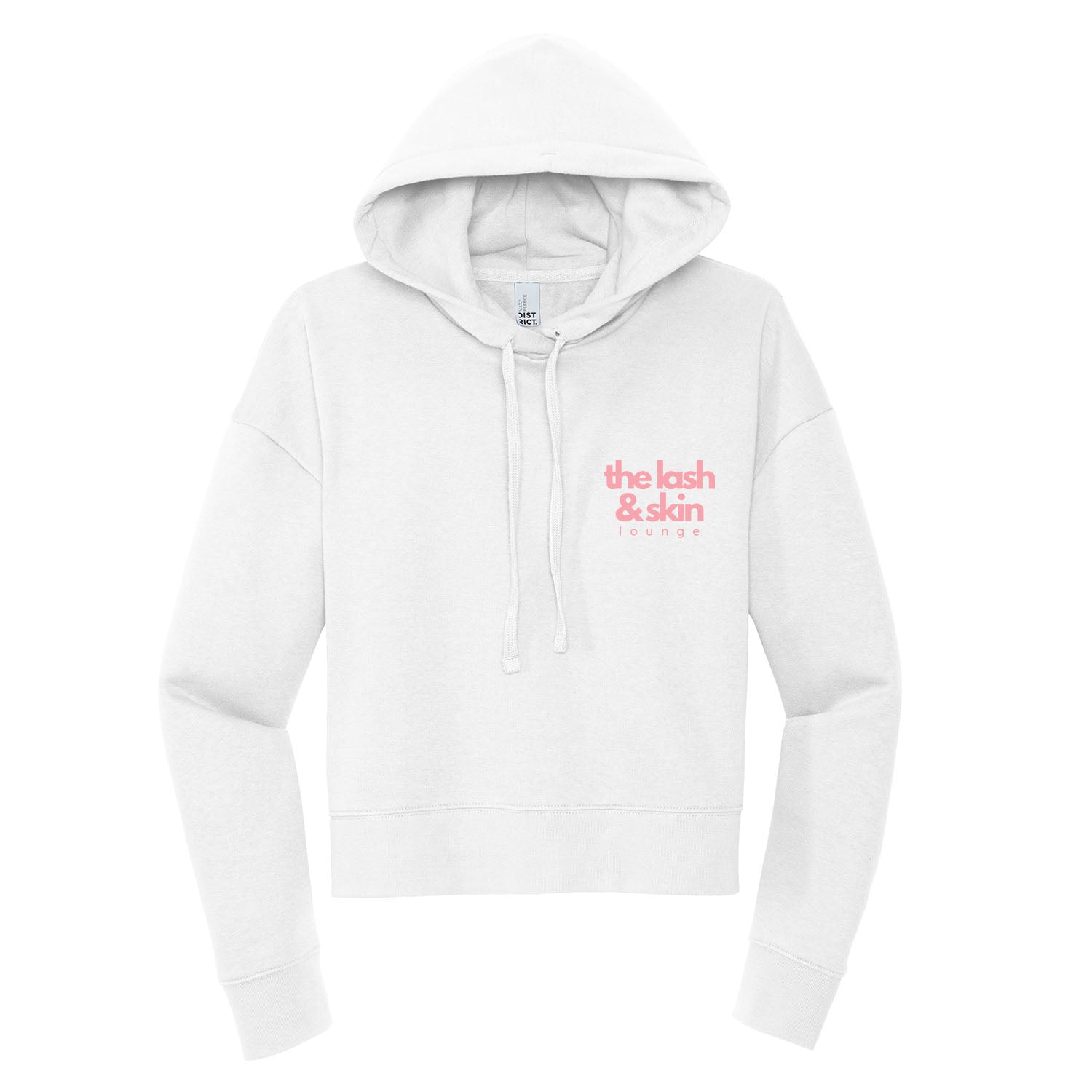 The Lash and Skin Lounge Stacked Cropped Hoodie