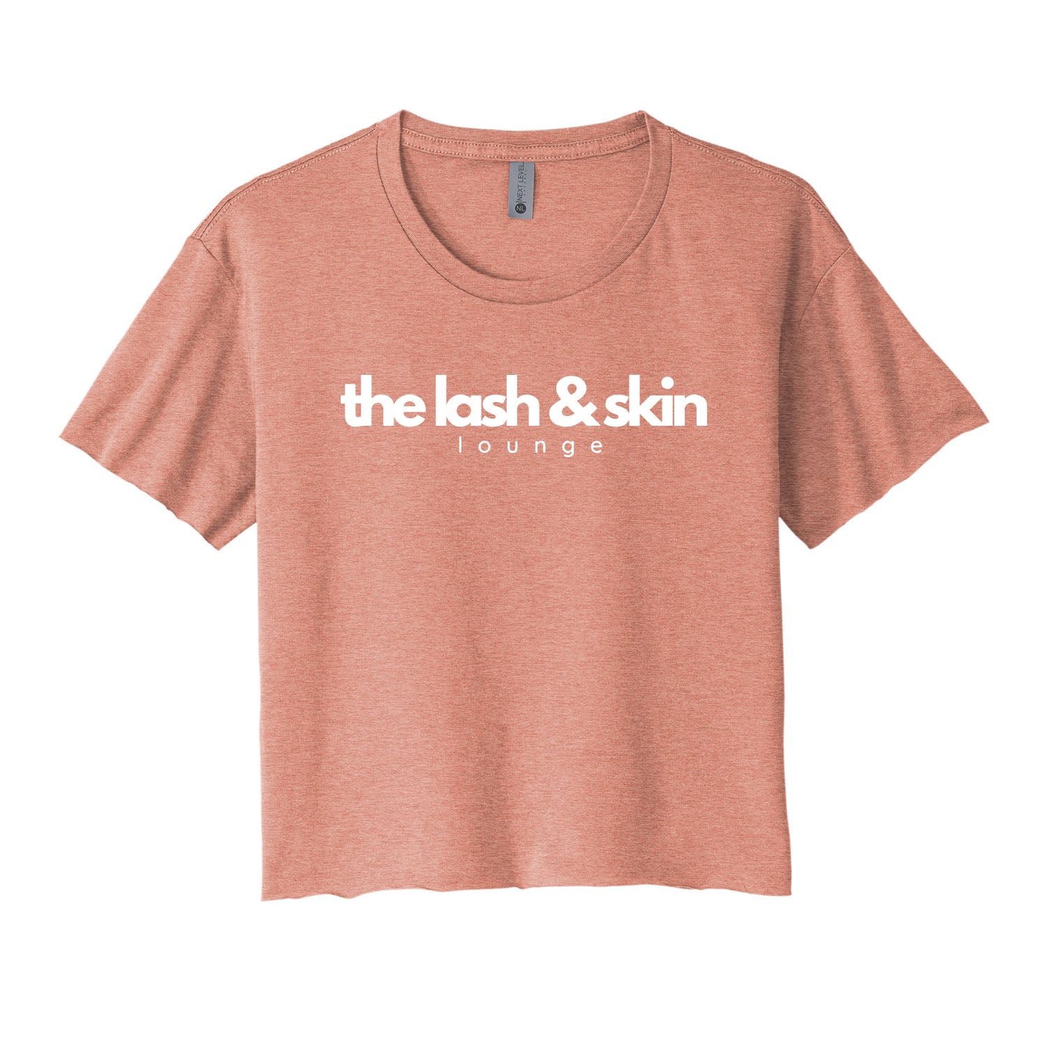 The Lash And Skin Lounge Cropped Tee