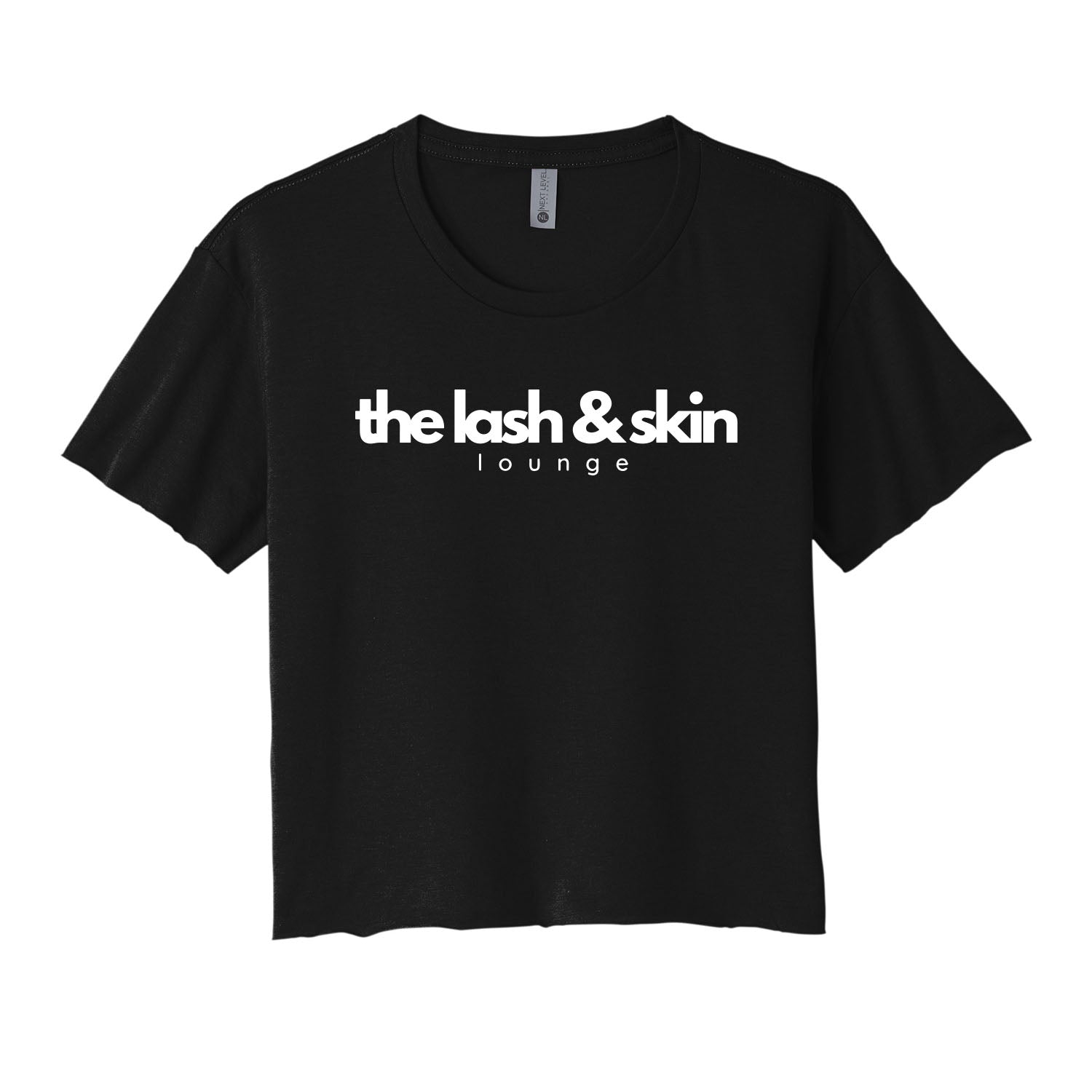 The Lash And Skin Lounge Cropped Tee