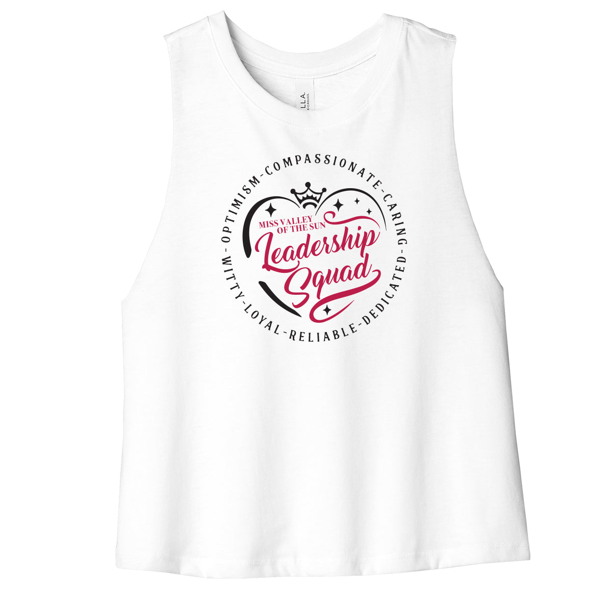 MVOTS Leadership Cropped Racerback Tank