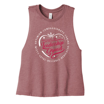 MVOTS Leadership Cropped Racerback Tank