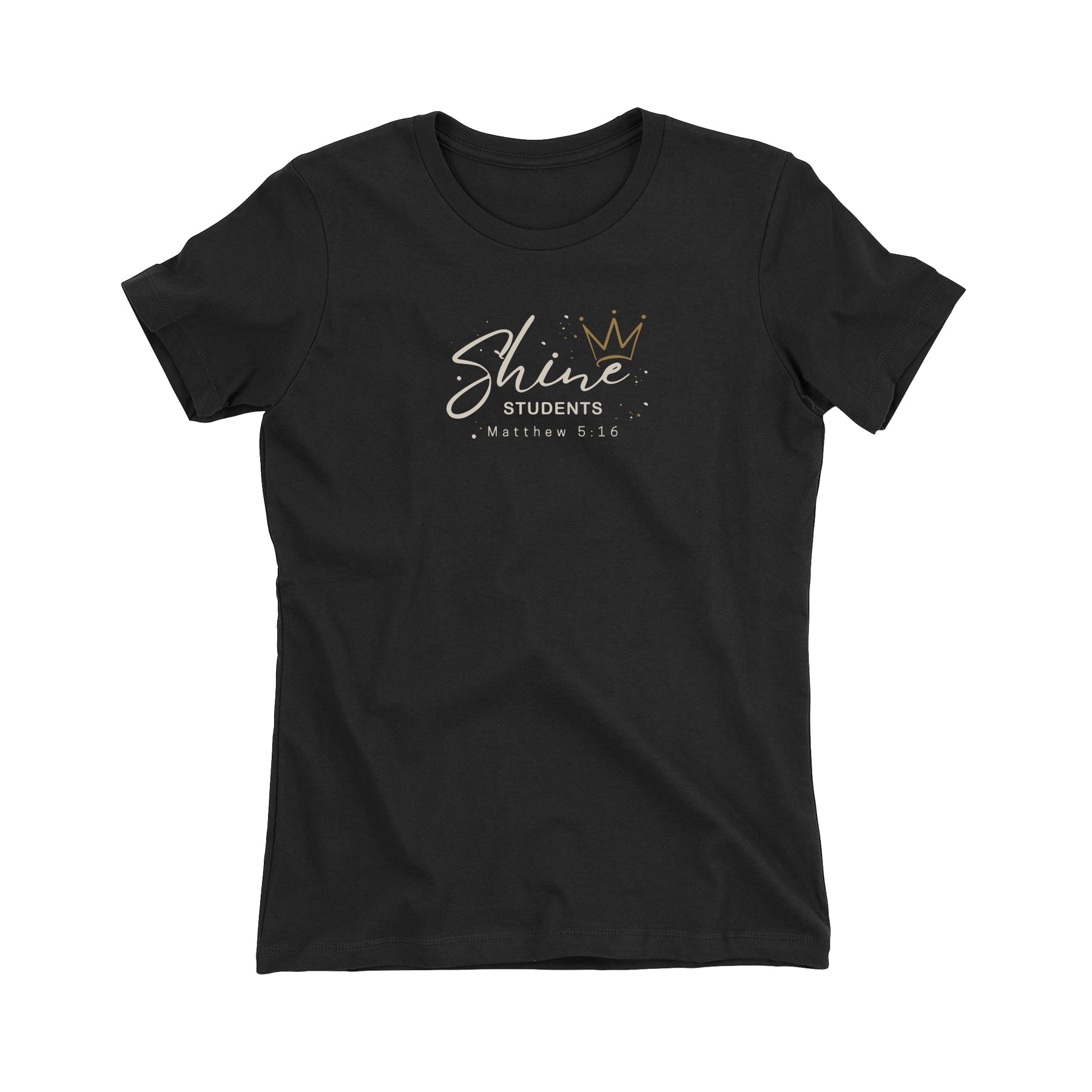 Let Your  Light Shine Students Women's Fitted Tee