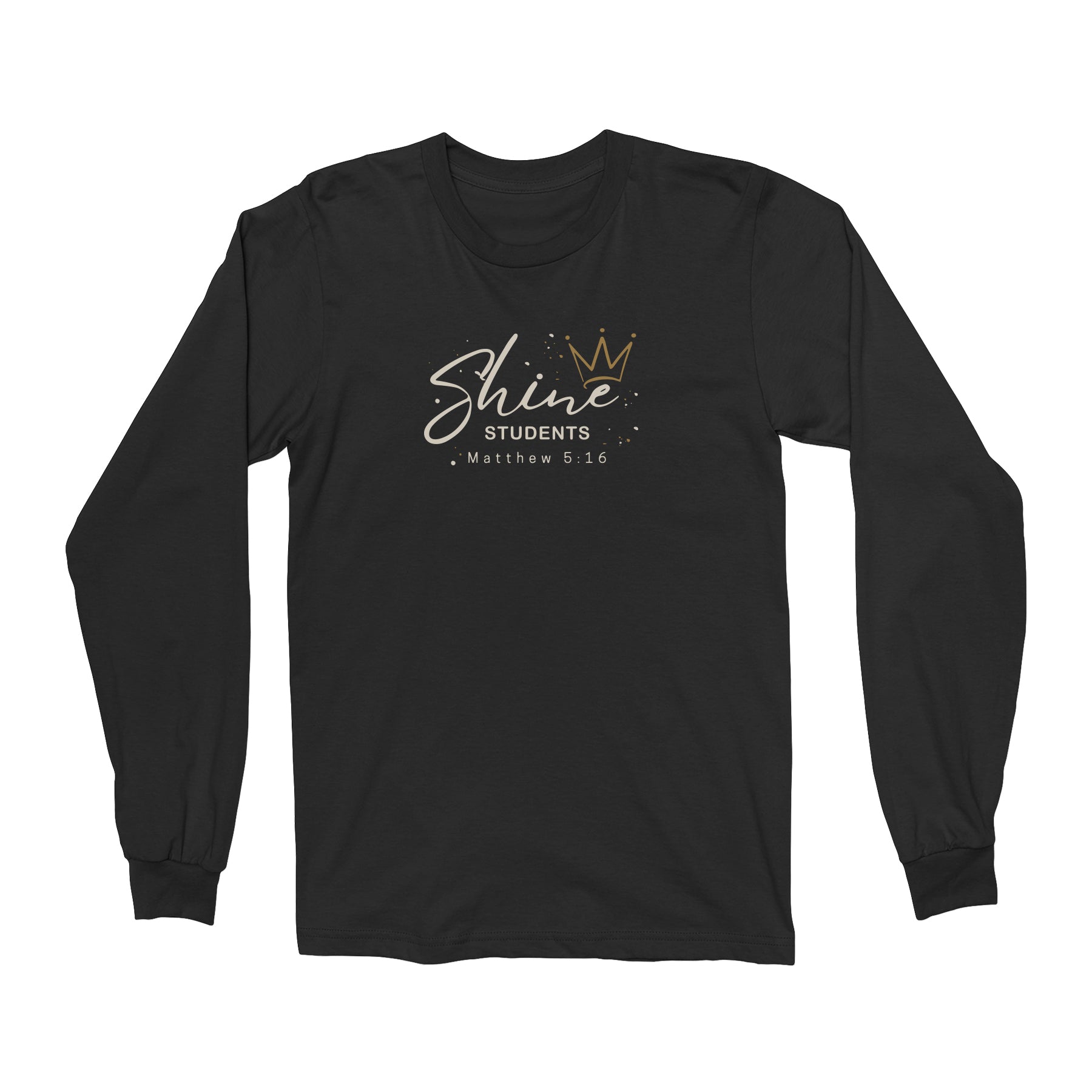 Let Your Light Shine Students Unisex Long Sleeve Tee