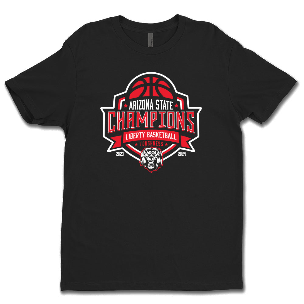 Liberty Basketball State Champions Unisex Crewneck Tee