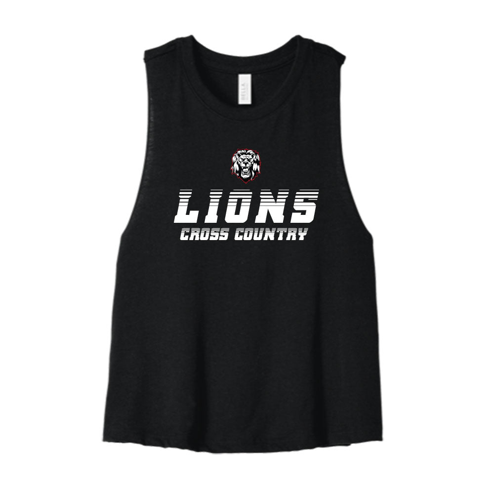 Lions Speed Cross Country Women's Cropped Tank