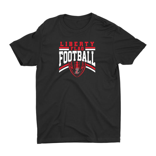Liberty Flag Football Ball Unisex Tee