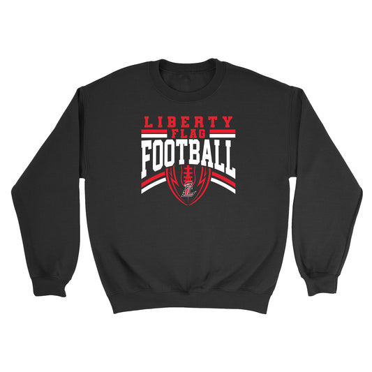 Liberty Flag Football Ball Unisex Crewneck Sweatshirt