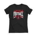 Liberty Flag Football Ball Women's Fitted Tee