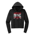 Liberty Flag Football Ball Cropped Hoodie