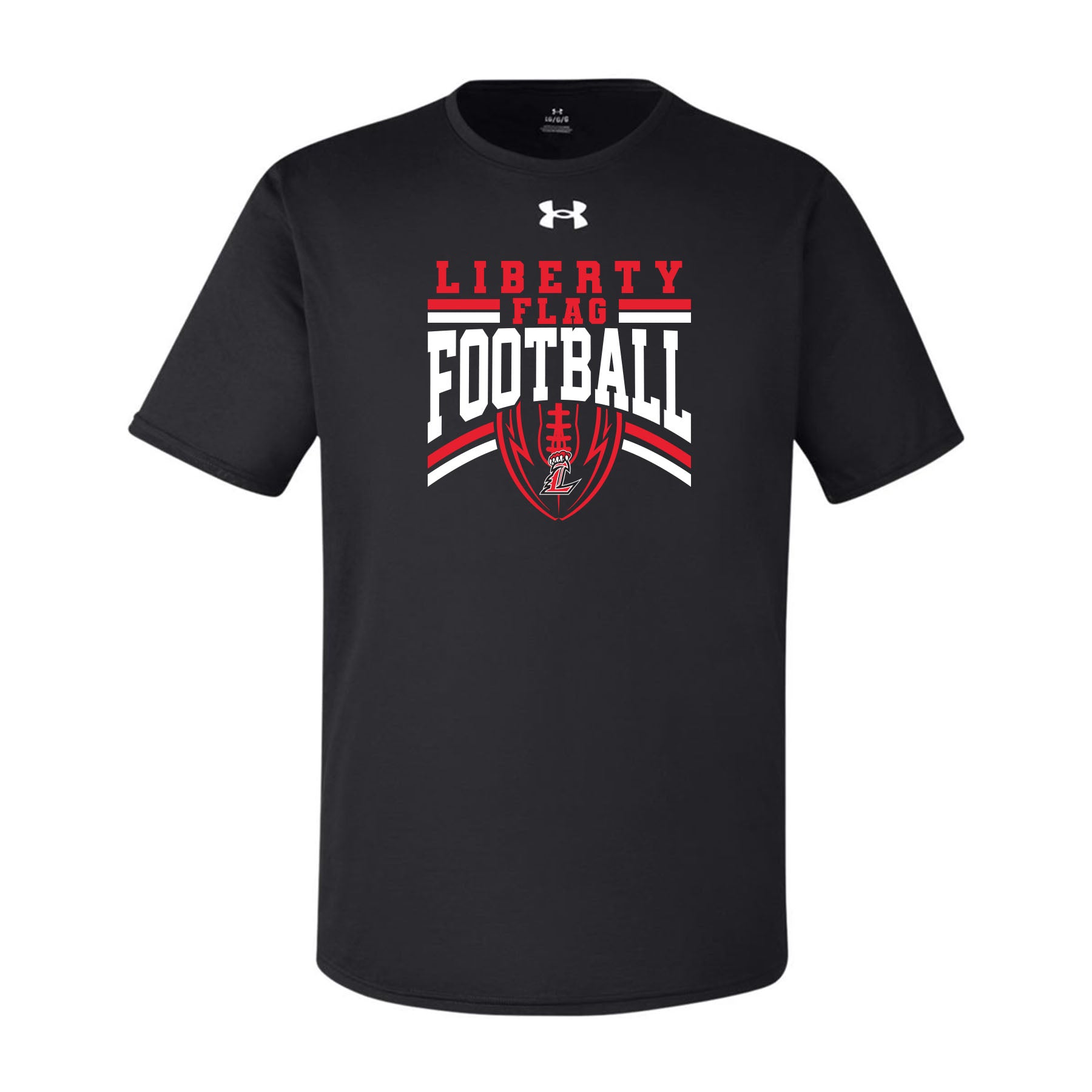 Liberty Flag Football Ball Under Armour Tee