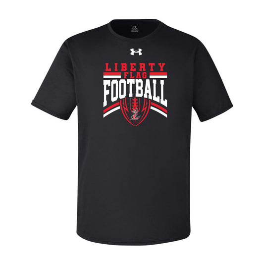 Liberty Flag Football Ball Under Armour Tee