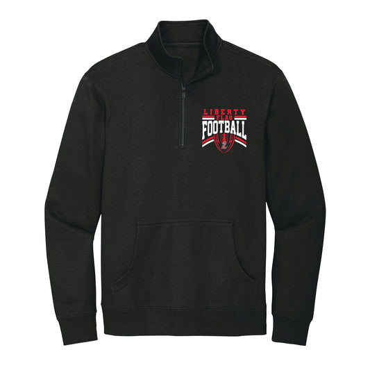 Liberty Flag Football Ball 1/4 Zip Fleece