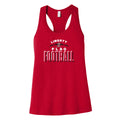 Liberty Flag Football Outline Women's Racerback Tank