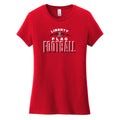 Liberty Flag Football Outline Women's Fitted Tee