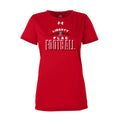 Liberty Flag Football Outline Womens Under Armour Tee