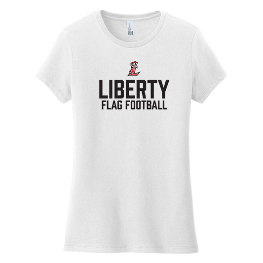 Liberty Flag Football Women's Fitted Tee