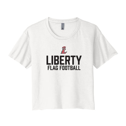 Liberty Flag Football Cropped Tee