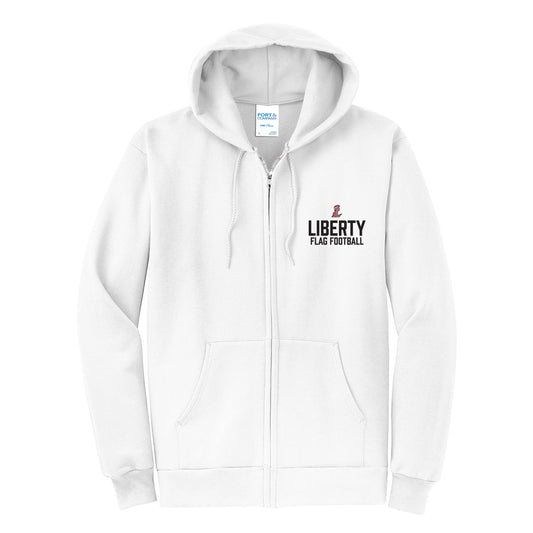 Liberty Flag Football Full Zip Sweatshirt