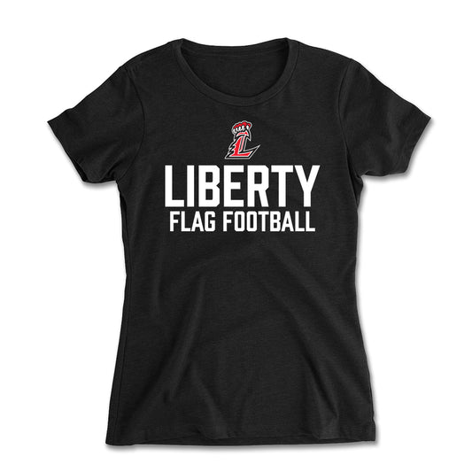 Liberty Flag Football Women's Fitted Tee