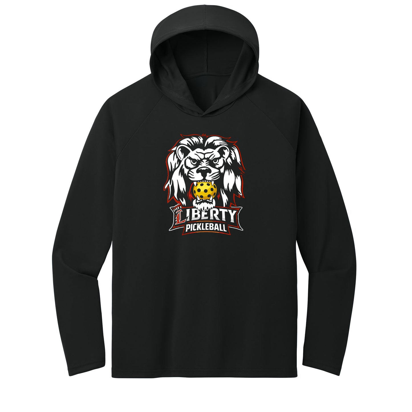 Liberty Pickleball Performance Hooded Long Sleeve Tee