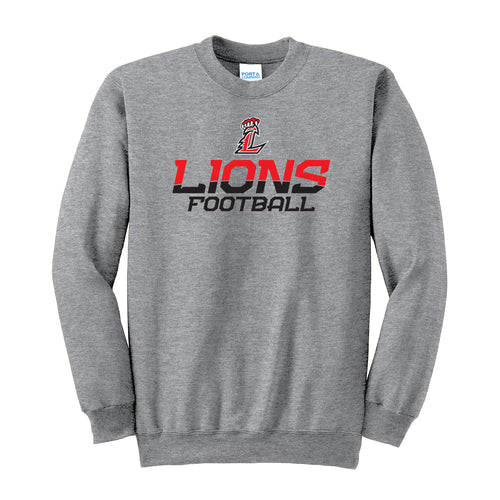 Lions Football (two color) Unisex Crewneck Sweatshirt