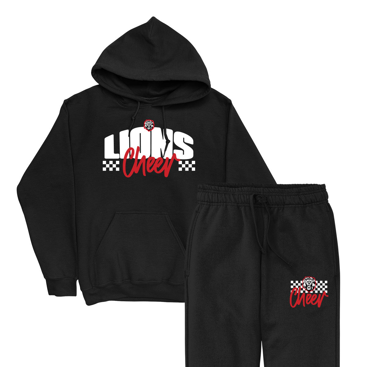 Lions Cheer Hoodie Set